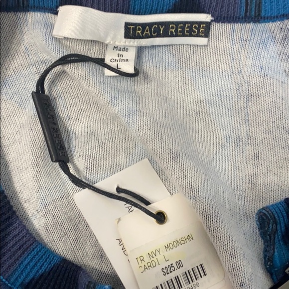 NWT Tracy Reese Navy Moonshine Cardigan! - Picture 9 of 10